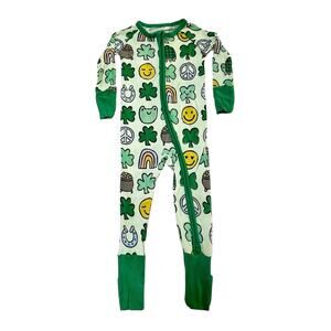 Little Sleepies Happy Go Lucky Zippy PJs Size 6-12 months